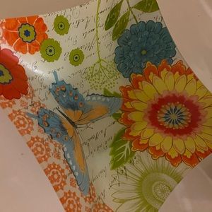 PRIMA square glass open vase